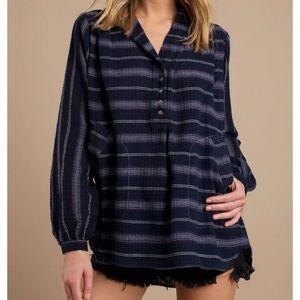 Free People Rolling Clouds Super Comfy Tunic S